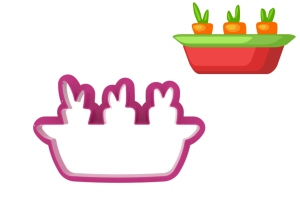 Foremka DONICA Z MARCHEWKAMI