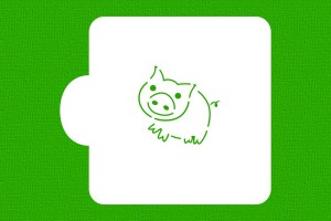 SZABLON Zwierzęta domowe - świnka