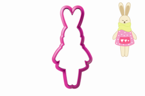 Foremka PANI KRÓLIK W SZALIKU