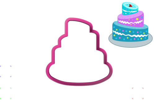 Foremka TORT Z KRZYWYMI PIĘTRAMI.png