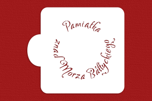 SZABLON Pamiątka z... / Słodka pamiątka z.... XL - wybierz swoją