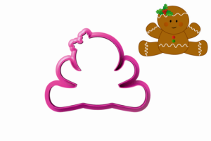 Foremka SIEDZĄCY CIASTEK