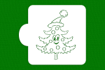 SZABLON Choinka - kolorowanka / kontur