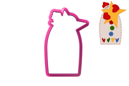 Foremka DUŻY BAŁWAN Z GWIAZDKĄ.png