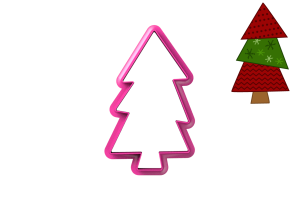 Foremka CHOINKA ASYMETRYCZNA