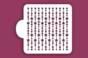 SZABLON Gwiazdki na sznurkach