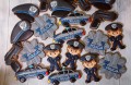Plakietka, Policjant, Czapka policyjna, Auto policyjne, Pistolet - Agnieszka Matyjasiak Filipczak.jpg