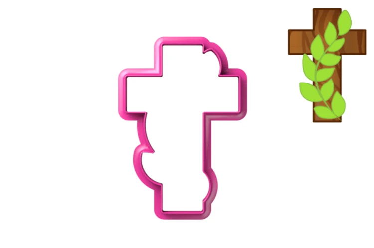 Foremka KRZYŻ Z LISTKAMI.png