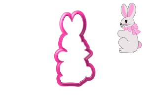 Foremka KRÓLIK Z KOKARDĄ