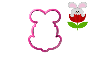 Foremka KRÓLIK W TULIPANIE