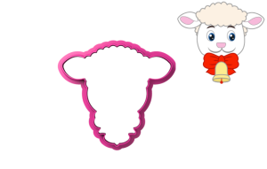 Foremka BARANEK Z DZWONKIEM