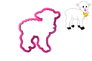 Foremka MAŁA OWIECZKA  Z DZWONKIEM