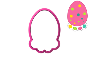 Foremka JAJKO Z PALETKĄ DO MALOWANIA