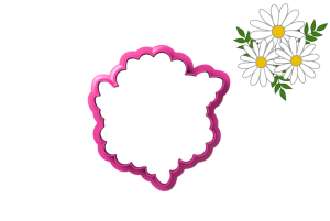 Foremka STOKROTKI Z LISTKAMI