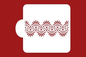 SZABLON Koronka promienista