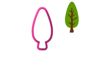 Foremka DRZEWO PODŁUŻNE