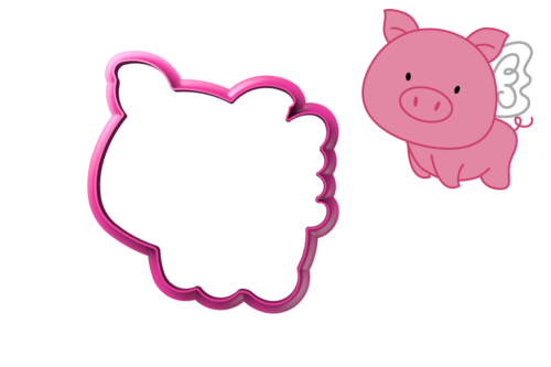 Foremka ŚWINKA ZE SKRZYDEŁKAMI.png