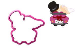 Foremka PARA ŚLUBNA / MŁODA W AUCIE