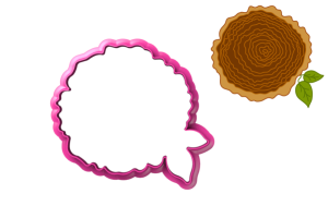 Foremka PLASTER DRZEWA Z LISTKAMI