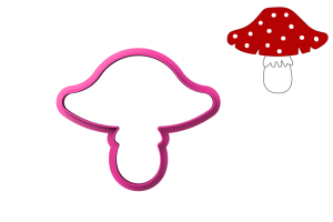 Foremka MUCHOMOR / GRZYBEK