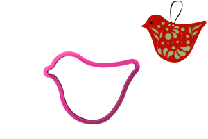 Foremka PTASZEK DEKORACYJNY