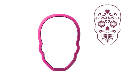 Foremka CZASZKA + szablon Czaszka meksykańska.png