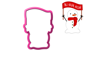 Foremka MAŁY BAŁWANEK Z BANEREM