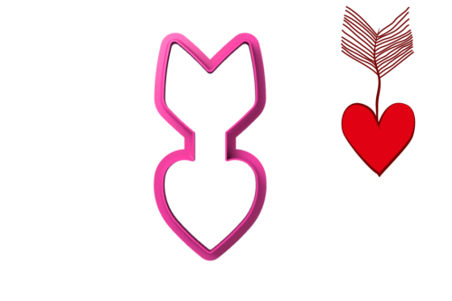 Foremka STRZAŁA Z SERCEM.png