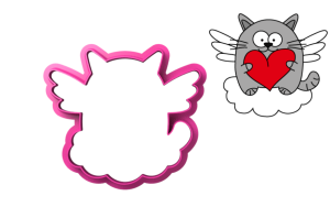 Foremka KOT ZE SKRZYDEŁKAMI