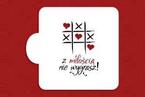 SZABLON Z miłością nie wygrasz - szablon dwuczęściowy