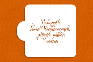 SZABLON Radosnych Świąt Wielkanocnych