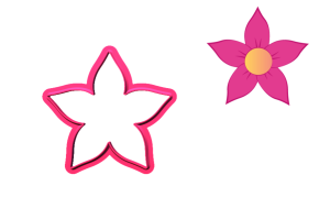 Foremka KWIATEK PIĘCIOPŁATKOWY