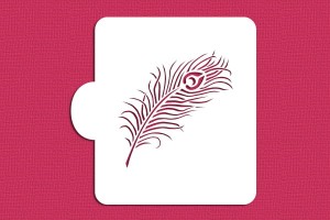 SZABLON Pióro pawia I