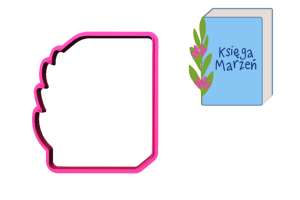 Foremka KSIĄŻKA Z GAŁĄZKĄ
