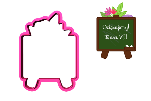 Foremka TABLICA SZKOLNA Z KWIATAMI.png