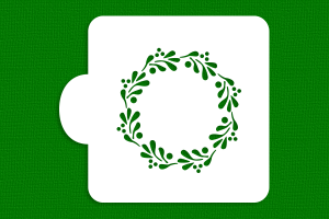 SZABLON Zestaw zielony - wianek