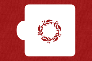 SZABLON Zestaw czerwony - wianek