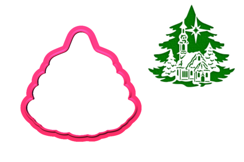 Kościół w choince - szablon + foremka.png