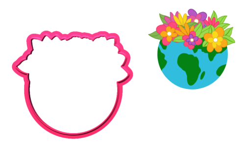 Foremka KULA ZIEMSKA Z KWIATAMI.png