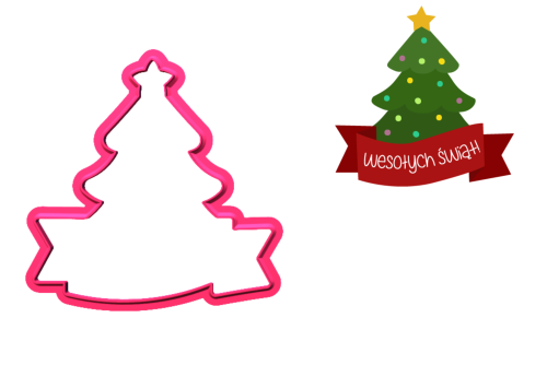 Foremka CHOINKA Z BANEREM.png