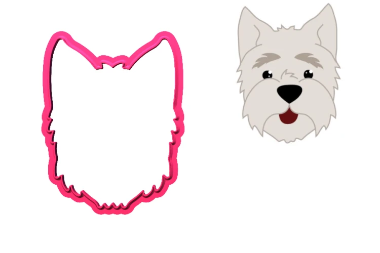 Foremka PIES TERRIER GŁOWA.png