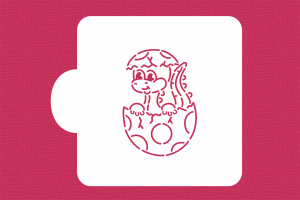 SZABLON Dinozaur, Dinuś I - kolorowanka / kontur