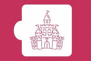 SZABLON Zamek - kolorowanka / kontur