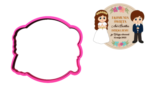 Plakietka z bliźniakami dziewczynką i chłopcem.png