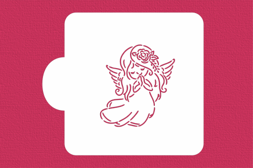 Aniołek z kwiatkiem we włosach.png