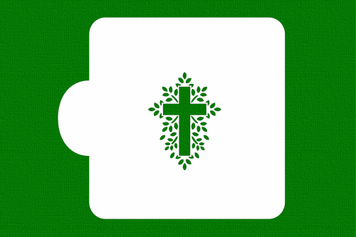 Krzyżyk z listkami na tle.png