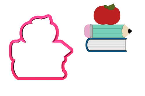 FOREMKA Jabłko na ksiażce i kredce.png