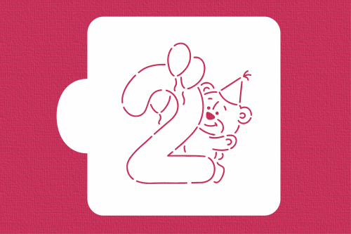 Urodzinowy miś z cyfrą 2.png