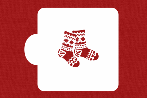 SZABLON Zimowe skarpetki