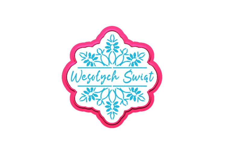 Śnieżynka do Wesołych Świąt w foremce.png